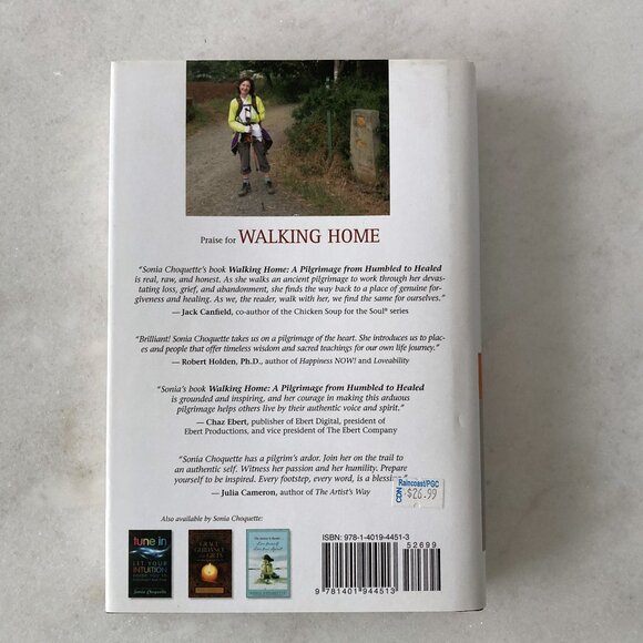 3/$36 - book - Walking Home, by Sonia Choquette (Non fiction, hardcover novel) - Picture 3 of 3
